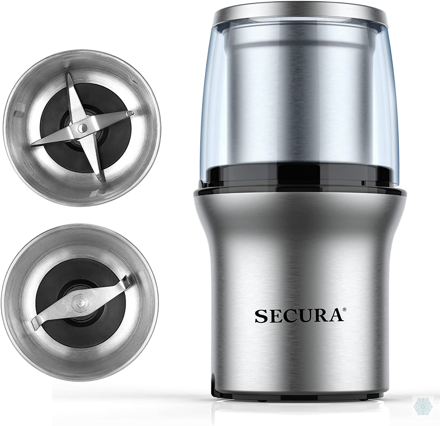 Secura Electric Coffee Grinder and Spice Grinder 