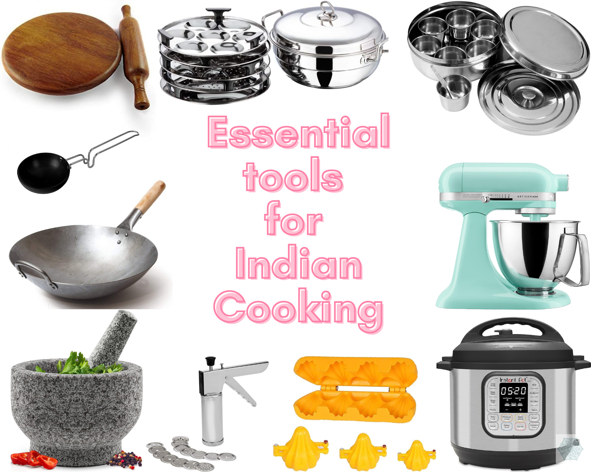 Essential tools for Indian Cooking