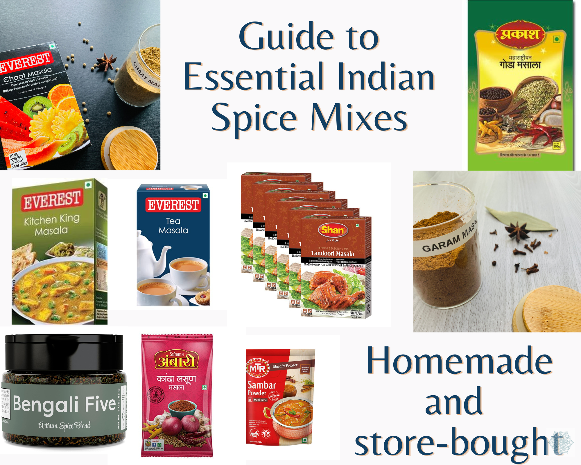 Essential Spice Mixes- Homemade and Store Bought